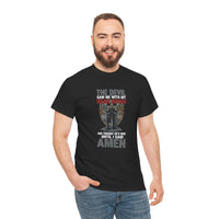 Load image into Gallery viewer, THE DEVIL SAW ME WITH MY HEAD DOWN COTTON T-SHIRT