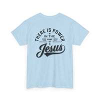 Load image into Gallery viewer, THERE IS POWER DESIGN ON THE BACK COTTON T-SHIRT