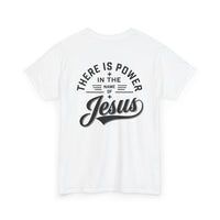 Load image into Gallery viewer, THERE IS POWER DESIGN ON THE BACK COTTON T-SHIRT