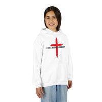 Load image into Gallery viewer, I CAN...BECAUSE I KNOW A GUY COTTON BLEND KIDS HOODIE