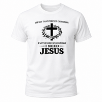 Load image into Gallery viewer, I NEED JESUS COTTON T-SHIRT