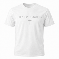 Load image into Gallery viewer, JESUS SAVES COTTON T-SHIRT