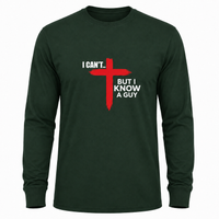 Load image into Gallery viewer, I CAN'T....BUT I KNOW A GUY COTTON LONG-SLEEVE SHIRT