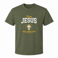 Load image into Gallery viewer, TEAM JESUS COTTON T-SHIRT