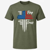 Load image into Gallery viewer, STAND FOR THE FLAG COTTON T-SHIRT