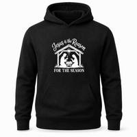 Load image into Gallery viewer, JESUS IS THE REASON COTTON BLEND HOODIE