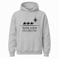 Load image into Gallery viewer, WISE MEN STILL SEEK HIM COTTON BLEND HOODIE
