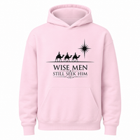 Load image into Gallery viewer, WISE MEN STILL SEEK HIM COTTON BLEND HOODIE