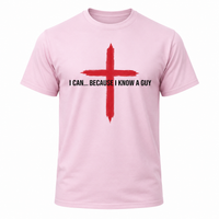 Load image into Gallery viewer, I CAN...BECAUSE I KNOW A GUY COTTON T-SHIRT