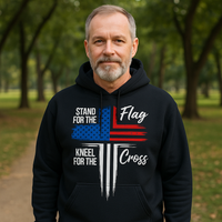 Load image into Gallery viewer, Stand For the Flag Kneel For The Cross
