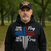 Load image into Gallery viewer, Stand For the Flag Kneel For The Cross