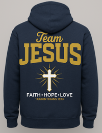 Load image into Gallery viewer, Team Jesus - Small Cross On Front