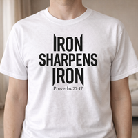 Load image into Gallery viewer, IRON SHARPENS IRON COTTON T-SHIRT
