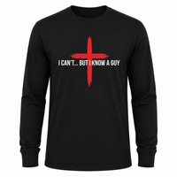 Load image into Gallery viewer, I CAN'T...BUT I KNOW A GUY COTTON LONG-SLEEVE SHIRT