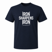 Load image into Gallery viewer, IRON SHARPENS IRON COTTON T-SHIRT