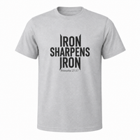 Load image into Gallery viewer, IRON SHARPENS IRON COTTON T-SHIRT