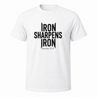 Load image into Gallery viewer, IRON SHARPENS IRON COTTON T-SHIRT