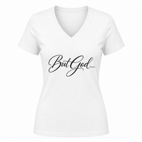 Load image into Gallery viewer, BUT GOD...V-NECK T-SHIRT