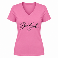 Load image into Gallery viewer, BUT GOD...V-NECK T-SHIRT