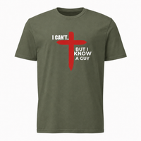 Load image into Gallery viewer, I CANT....BUT I KNOW A GUY COTTON T-SHIRT