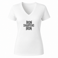 Load image into Gallery viewer, IRON SHARPENS IRON COTTON V-NECK