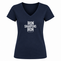 Load image into Gallery viewer, IRON SHARPENS IRON COTTON V-NECK