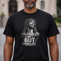 Load image into Gallery viewer, I Can't But I Know A Guy Front Jesus