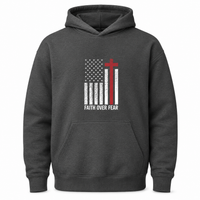Load image into Gallery viewer, FAITH NOT FEAR COTTON BLEND HOODIE