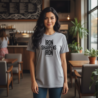 Load image into Gallery viewer, IRON SHARPENS IRON COTTON T-SHIRT