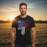Load image into Gallery viewer, Stand for the Flag Kneel for the Cross
