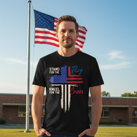 Load image into Gallery viewer, Stand for the Flag Kneel for the Cross
