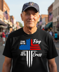Load image into Gallery viewer, Stand For The Flag Kneel For The Cross

