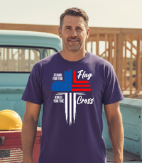 Load image into Gallery viewer, Stand For The Flag Kneel For The Cross
